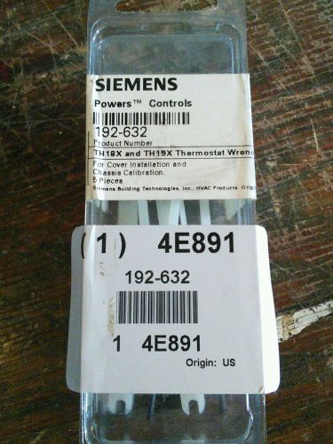 SIEMENS 192-632 CALIBRATION/WRENCH KIT pack of 5