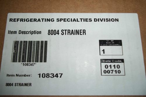 Sporlan Strainer 8004 New