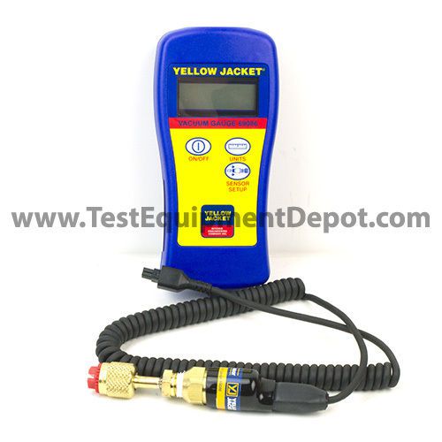 Yellow Jacket 69086 Hand-Held Vacuum Gauge w/ Fabric Carry Pouch
