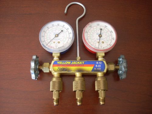 Ritchie Yellow Jacket Test and Charging Manifold, R-12, R-22, R-502
