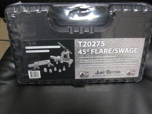 Just better industries 1/8&#034; - 3/4&#034; flare/swage hvac 45 degree kit t20275 new for sale