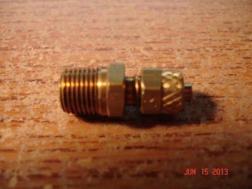 Parker compress-align male connector 1/8&#034; tube size x 1/8&#034; npt pipe for sale