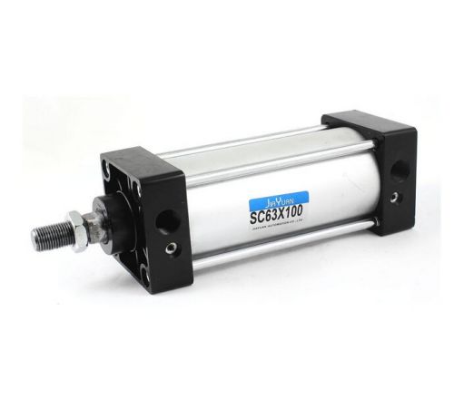 Sc63x100 single rod double action pneumatic air cylinder for sale