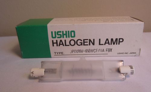 USHIO 650w 120v FBX, JPD120V-650WCF 650W CF Halogen Light Bulb Lamp NEW IN BOX