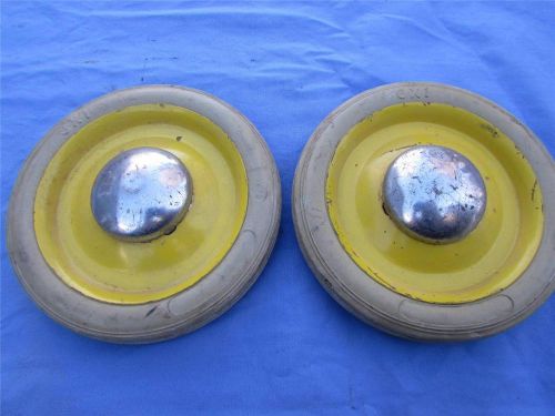 Caster wheels set of 2 from super suction pig m1 vacuum- free shipping! for sale