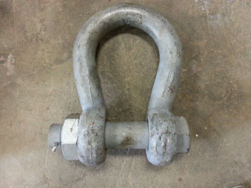 55 ton shackle / clevis, 2-1/2&#034; pin, 4-1/4&#034; opening for sale