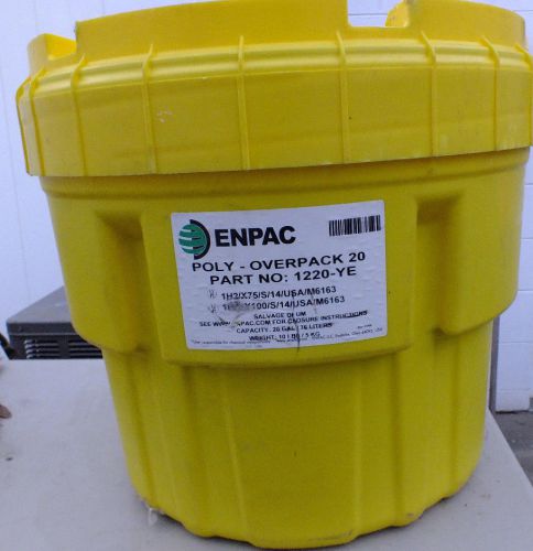Enpac - 1220-ye - overpack &amp; salvage drums type: salvage drum total capacity (ga for sale
