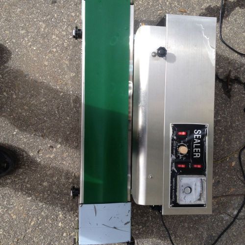 Belt Feed Continuous Sealing Machine Heat Sealer 110V