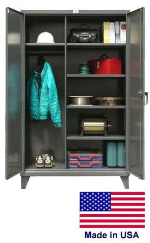 Combination steel locker cabinet commercial - lockable - 66 h x 24 d x 60 w for sale
