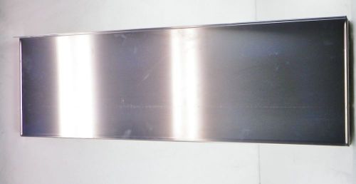 New age ns793 13-1/2&#034; x 15&#034; x 48&#034; 12 gauge polished aluminum wall shelf pa for sale