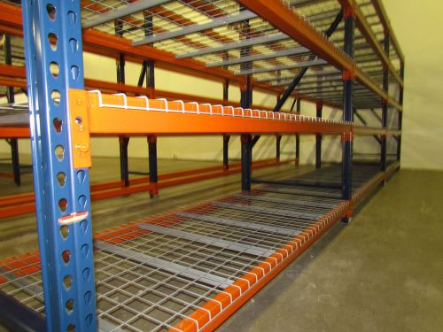 pallet rack racking teardrop shelving storage warehouse rack 192&#034;x42&#034; NEW