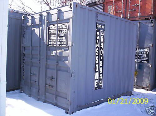 8&#039; x 10&#039; storage container with hinge (swing) doors for sale