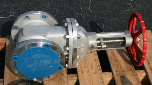 6” warren stainless steel 316ss class 150 os&amp;y flanged gate valve for sale