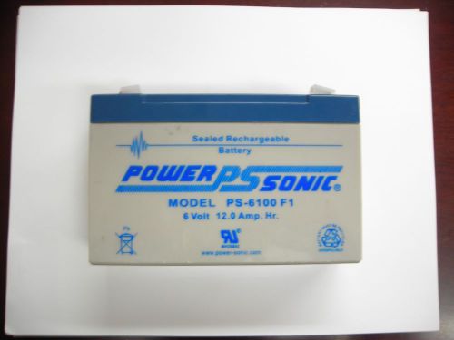 Power-Sonic PS-6100 6v 12AH*SLA  DEEP-CYCLE STORAGE BATTERY for UPS,Lights..SALE