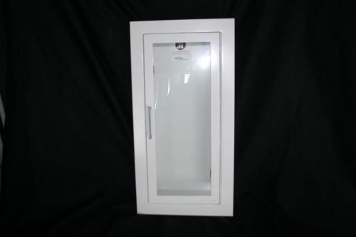 J l industries fire extinguisher steel storage cabinet c1016f17 semi-recessed for sale