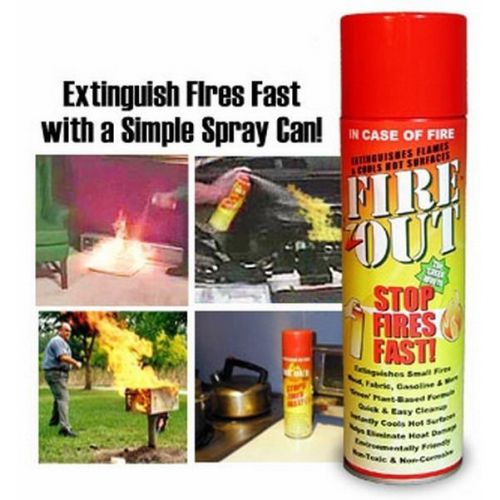 BRAND NEW - Rdr Technologies Fout Firezout Fire Extinguisher Aerosol