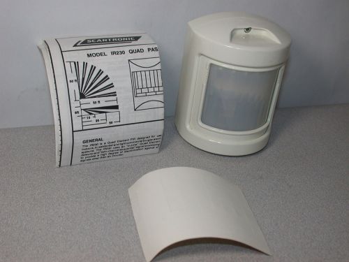 SCANTRONiC iR230 QUAD PASSiVE iNRARED MOTiON DETECTOR