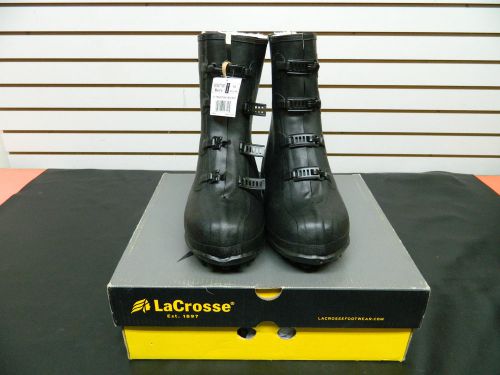 LACROSSE  SIZE 10 TRACKTION 12&#034;  RUBBER 4 BUCKLE BOOT TRACTION STUDDED LQQK (12)