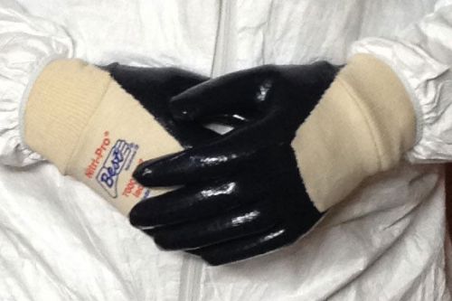 Best nitri-pro small nitrile palm coated rough finish safety glove for sale