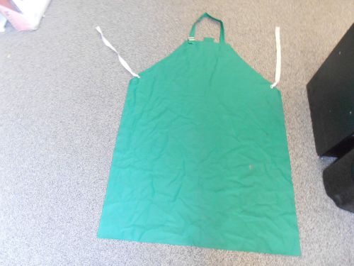 Condor (grainger) protective bib apron chemical  resistant  apron~ green for sale