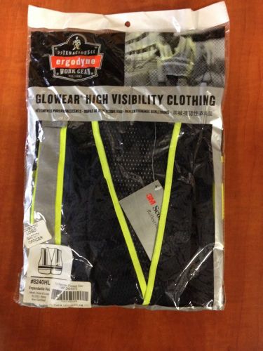 Glowear High Visibility Safety Vest, 27 In. L, Navy, XL/2XL