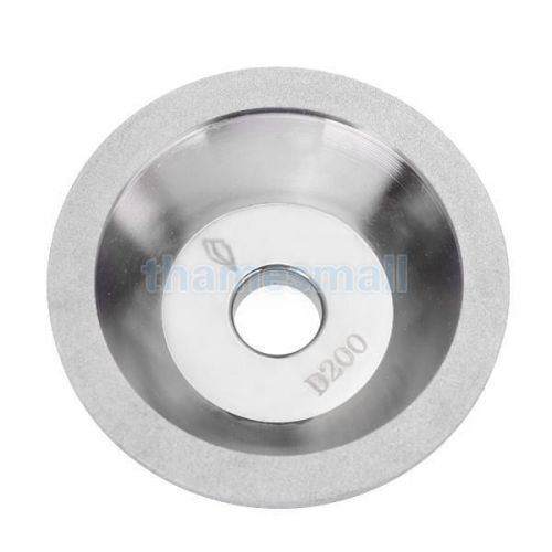 Bowl Shape Diamond Cut Off Grinding Wheel 200 Grit Cutter Tool for Ceramic Glass