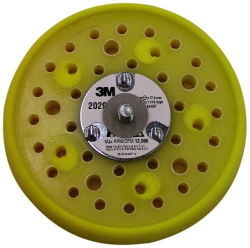 new 3M 20290 Clean Sanding Low Profile Finishing Disc Back-Up Pad 5&#034; x 5/16&#034;-24