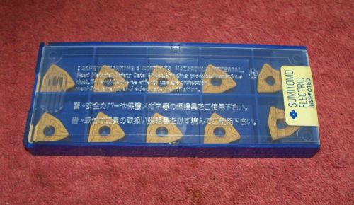 Sumitomo    carbide  inserts    wnmg 433 ege    grade  ac820p    pack of 10 for sale