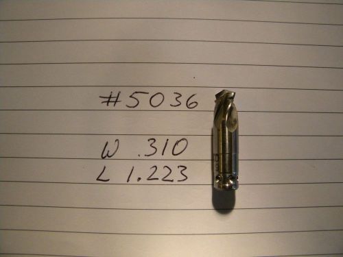 2 new drill bits #5036 .310 hsco hss cobalt aircraft tools guhring made in usa for sale