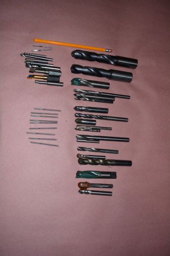 Mixed lot 40pcs solid carbide machinist cutting tools lathe mills  not scrap for sale