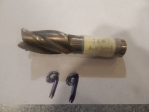 &#034;TRW&#034; Single End Mill 1&#034;  four Flute Square End