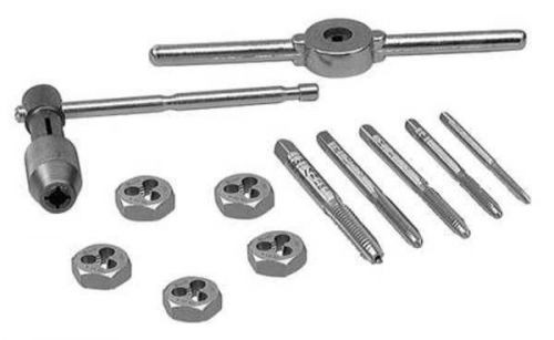 NEW - Irwin Hanson 12 Piece SAE Tap and Die Set #24605