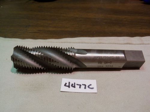 (#4477c) new machinist usa made 13/16 x 12 spiral flute plug style tap for sale