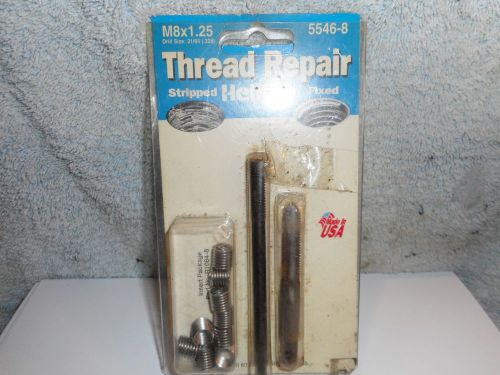 Machinists 1/1 Buy Now M8 x 1.25 Thread Repair Kit with inserts