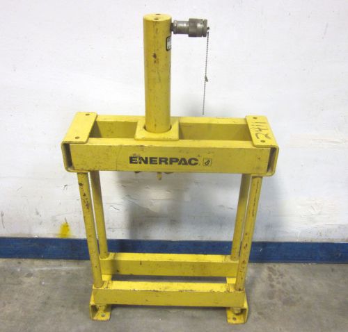 Enerpac hydraulic bench press w/ rc-1010 cylinder 10&#034;-sroke 10-ton 10,000psi for sale