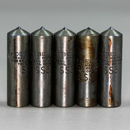 NOS SS3 Koebel Diamond Dressing Grinding Tool Wheel Pen Bit  7/16&#034; x 1 1/2&#034; BIN