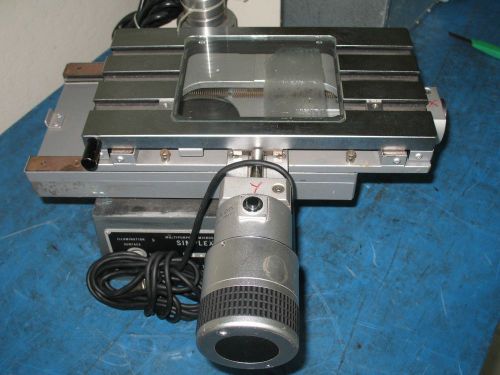 2&#034; X 4&#034; Nikon 02 Stage with one CM-6 50mm Photoelctric Digital Micrometer.
