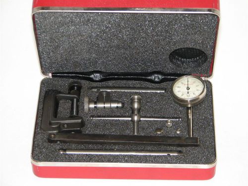 STARRETT TEST DIAL INDICATOR WITH ATTACHMENTS MODEL 196A W/ Extras