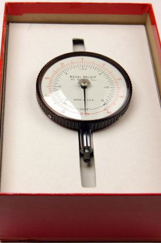 DIAL INDICATOR INCH/METRIC .0005 IN &amp;.01 MM GRAD MADE FOR BELOIT   (C-4-5-6-R)