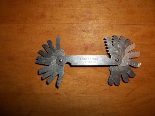 Craftsman Thread Pitch Gauge 9-40 TPI - Made in the USA