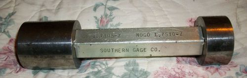 GO-NO-GO Thread Plug Gage  1.7495 to 1.7510 Southern Gage Company