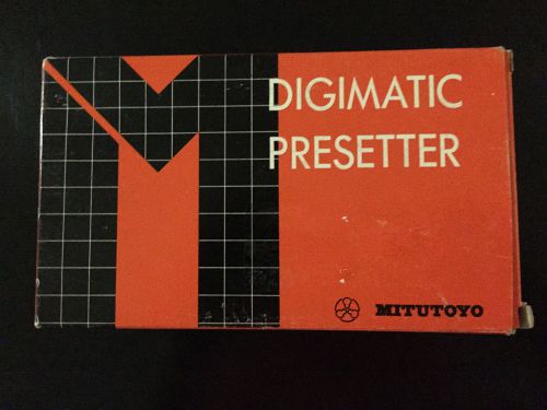 Mitutoyo 543-003 Digimatic Presetter