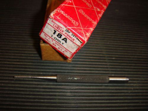 vtg USED for parts BENT Starrett 18A box center punch 1/16 1.5mm w/orig box NR