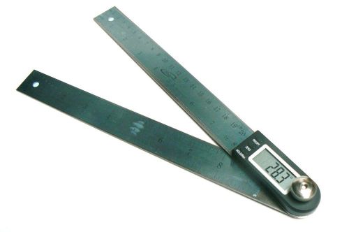 8” digital protractor &amp; rule miter gauge angle finder for sale