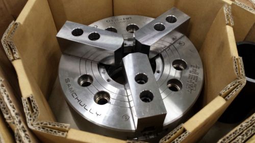 10&#034; samchully 3 jaw hydraulic chuck, model 14go16/mh-210 brand new for sale