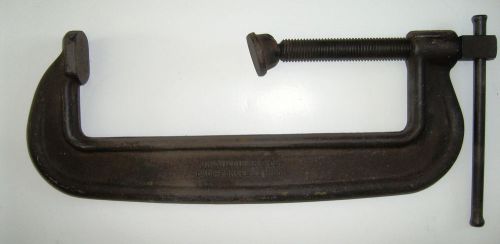 10&#034; c clamp j.h.williams no. 110 agrippa drop forged in usa 10&#034; max 5-3/4&#034; min for sale