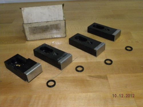 Lot of 4pc - J&amp;S Model #101B Double Action Jaw Edge Clamp P/N 20102 - L006