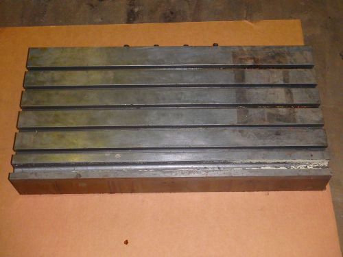 31.5&#034; x 14&#034;  Steel Welding 3 T-Slotted Table Cast Iron Layout Plate Fixture