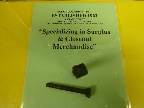 T-slot bolt heavy duty 3/8-16 x 3.675&#034; overall black oxide  usa 2 pcs $3.50 pair for sale