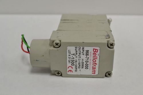 Bellofram 966-710-000 i/p e/p current to pressure t-1500 transducer b215600 for sale